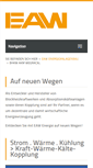 Mobile Screenshot of eaw-energieanlagenbau.de